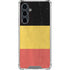 Belgium Flag Distressed Galaxy S23 FE Clear Case